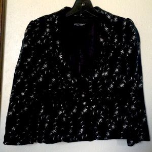 Rare Betsey Johnson silk Evening jacket embroidery
